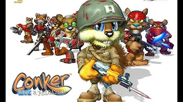 Conker Live and Reloaded Walkthrough part 3 of 5 HD (Xbox 1)