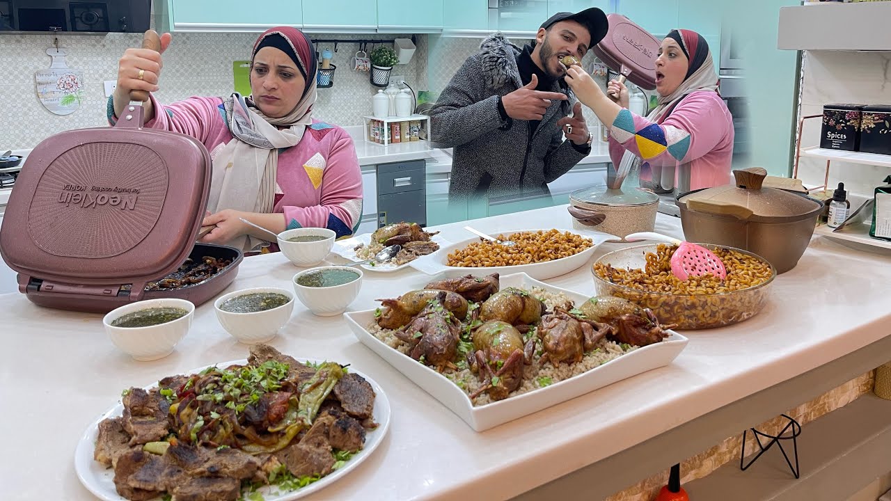 بعد غياب عني شهور وشهور عملت له احلي عزومه ولكن للسف