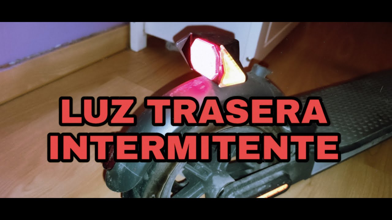 Luz trasera + intermitentes 🚨 para tu patinete Xiaomi M365 y PRO 