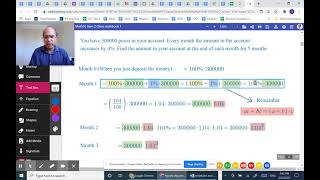 Geometric Sequences in Financial Math