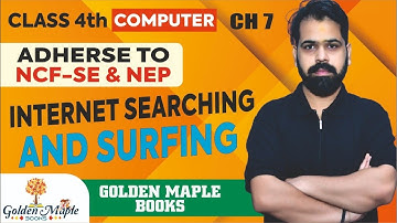 Log In Computer | CH-7 | Internet Searching and Surfing | Class-4 | Golden Maple Books
