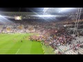 Sevilla lifting trophy Sevilla - Benfica Europa League Final 2014