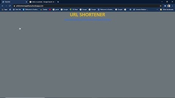 Url Shortener Web App Made With Node.js,express.js and mongoDB. Demo video |Part-1