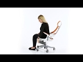 Dynamo zure ergonomic executive chair with arms  radius office