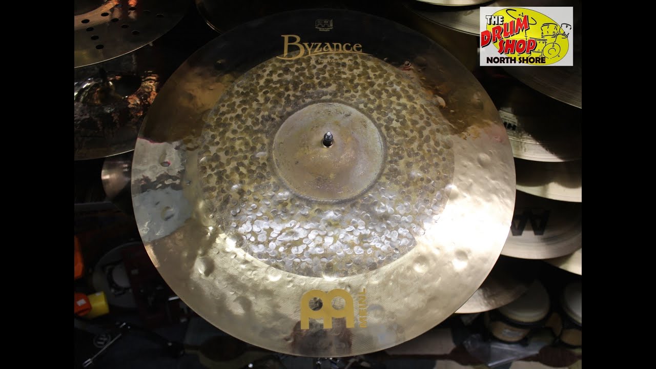 Meinl Byzance Dual Crash / Ride 22'' The Drum Shop North Shore YouTube