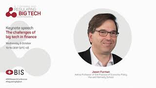 Keynote speech: The challenges of big tech in finance | Regulating big tech conference
