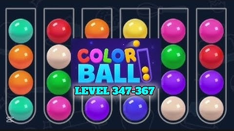 Fantastic! Color Ball Sort Game | LEVEL 347-367 #amazing #trending #viralvideo