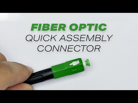 Fiber optic quick-assembly connector Ultimode