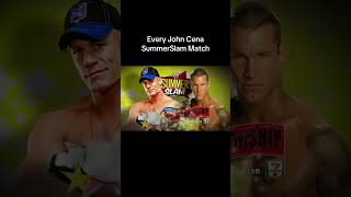 Every John Cena SummerSlam Match &amp; Win/Loss Record! 🎺📊 #WWE