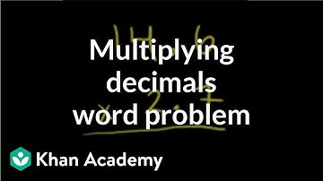 Multiplying decimals word problem | Decimals | Pre-Algebra | Khan Academy