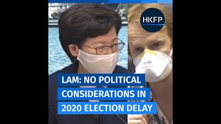 Carrie lam: election delay 'nothing ...