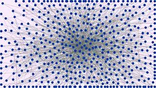 Dorogovtsev Mendes Algorithm 500 nodes Spring Layout