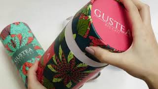 Çay Kutusu - Gustea Silindir Çay Kutusu