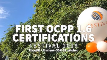 Anouncement of the OCPP 1.6 Certification Program during the Testival 2019 at Elaad