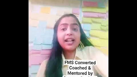 CAT 2021 Topper || FMS Converted || Coached & Mentored By Sameer Sardana #shorts