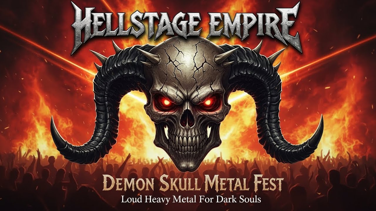 ⚡ Best Music HELLSTAGE EMPIRE 🔥 Demon Skull Metal Fest | Loud Heavy Metal For Dark Souls
