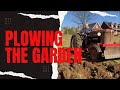 Ploughing The Garden With The Massey￼