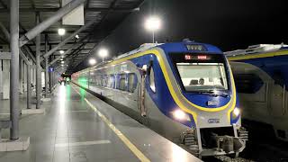 KTM Class 61 DMU night operation and shunting at Kuala Lipis station