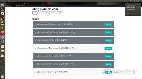 Project 3 Mail cs50 Web Development Harvard University