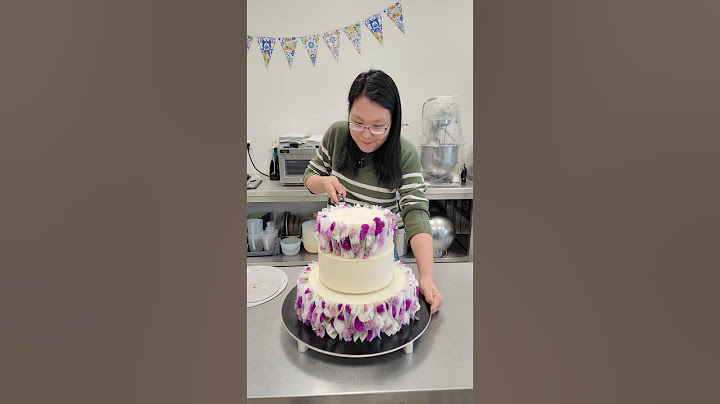 Baking my wedding cake