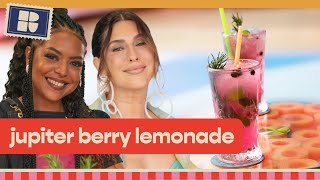 Limonada de framboesa alcoólica | Flávia Di | Na Piscina Com Fê Paes Leme