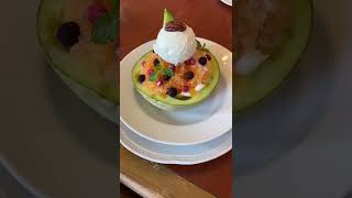 Fresh Melon Bowl Parfait | Royal  Host Restaurant #satisfying #cravings #shorts