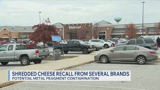 Shredded cheese sold in Louisiana recalled due to metal fragments