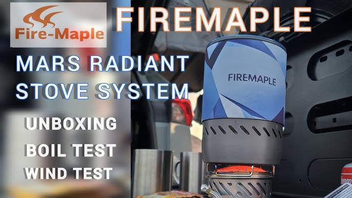 Fire-Maple Mars Radiant Stove System | Camping and Backpacking Stove |  Windproof Cooking System with Pressure Regulator| Portable Gas Burner for