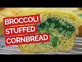 Broccoli & Gouda Stuffed Cornbread