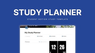 Notion Student Template - Notion Tutorial 2024