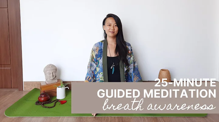 25-Min Guided Meditation - Breath Awareness - Vict...