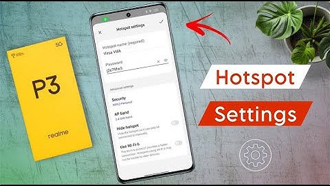 How to Enable Realme P3 Wifi Hotspot | Hotspot Setup on Realme P3