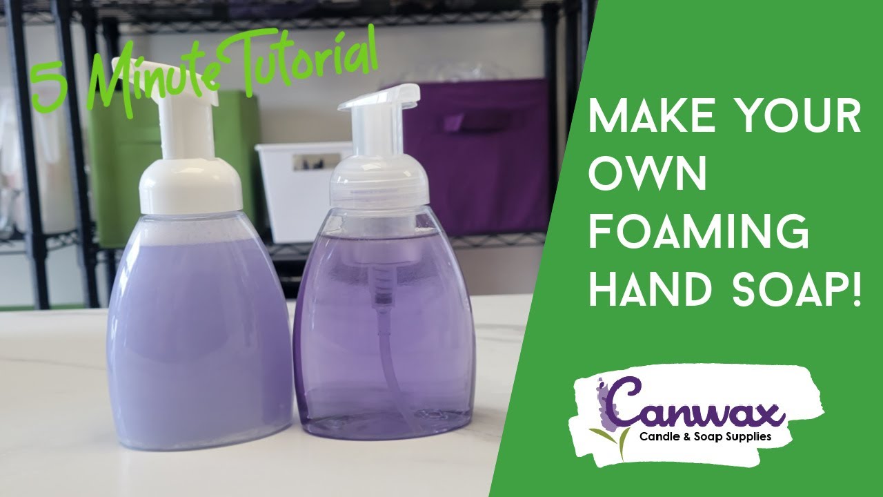 DIY Moisturizing Foaming Hand Soap