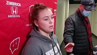 Watch now: Badgers women's hockey players, coach talk about NCAA opener against Clarkson