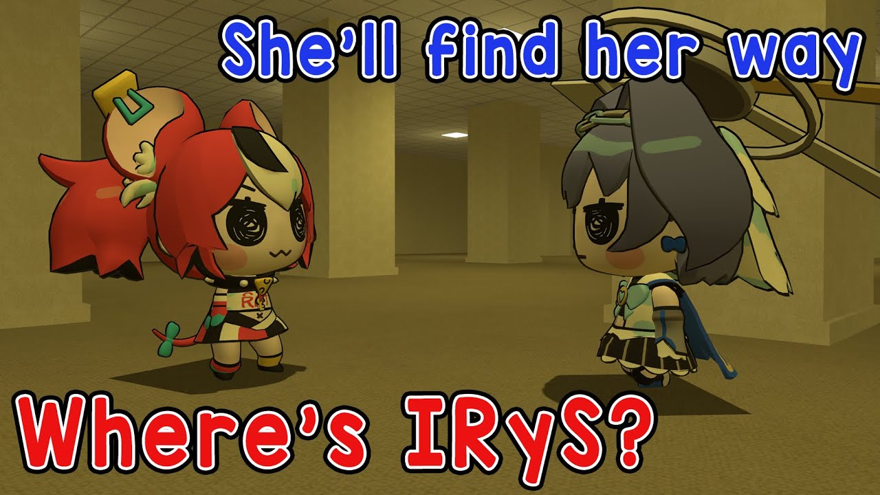 IRyS Splitting Up From Bae and Kronii In The Backrooms Was A Bad Idea