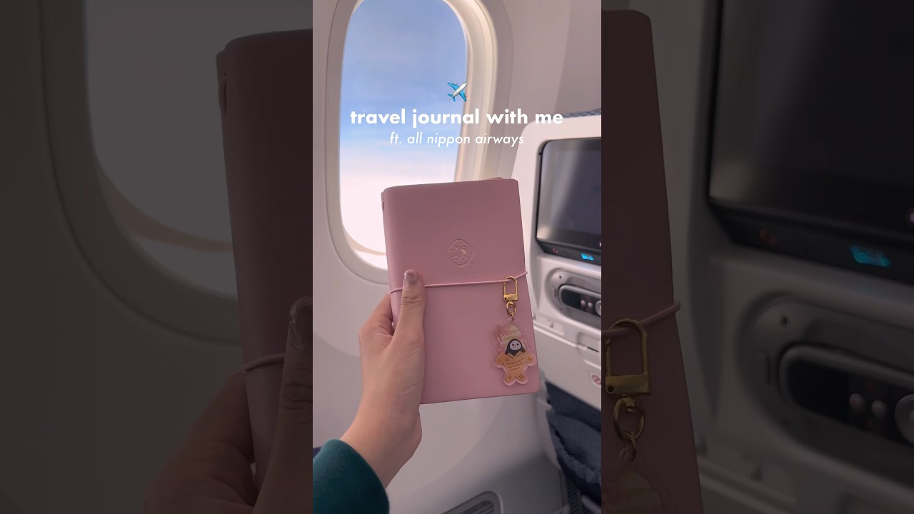 ✈️ travel journal with me on my flight to japan ft. @ANAGlobalCH #japantrip #japantravel