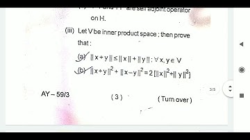 BBMKU |  M.Sc | Sem- 3 | Paper -10 | Maths Hons.| session -  2020-22 | Previous Year Question paper