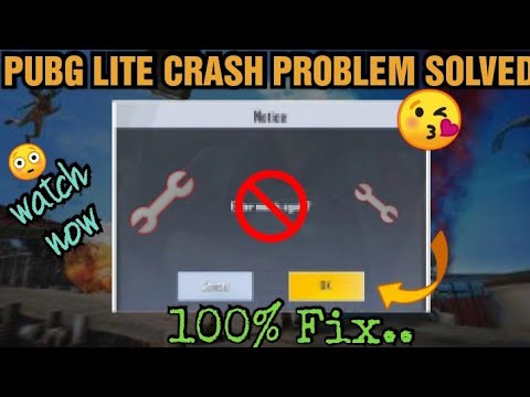 Pubg Mobile Lite Crash Problem Slove 😍 Pubg Lite New update Crash ...