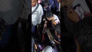 Legendary Footballer Sunil Chetri Playing Cricket At Kioc