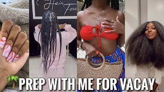 PREP WITH ME FOR VACAY! | Hair, Nails, Lashes, Brows &amp; Skin!