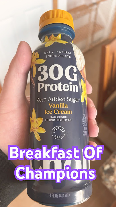 Protein Yogurt For Breakfast 🧇 #food #shorts