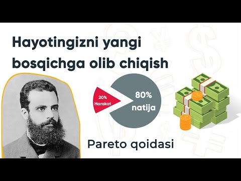 Video: Pareto qonuni: 20/80