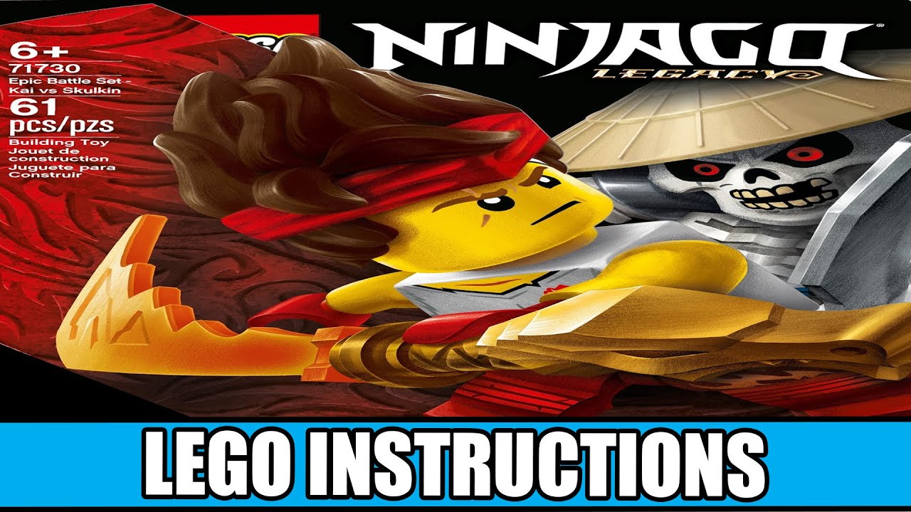 Epic Battle Set - Kai vs. Skulkin LEGO instructions