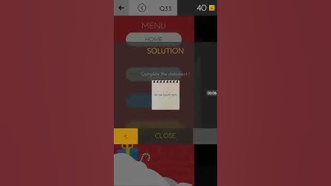 Tricky Test 2 | Level 33 |