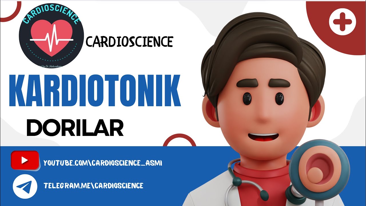 36-dars. Kardiotonik moddalar klassifikatsiyasi. Yurak glikozidlari 1-qism.