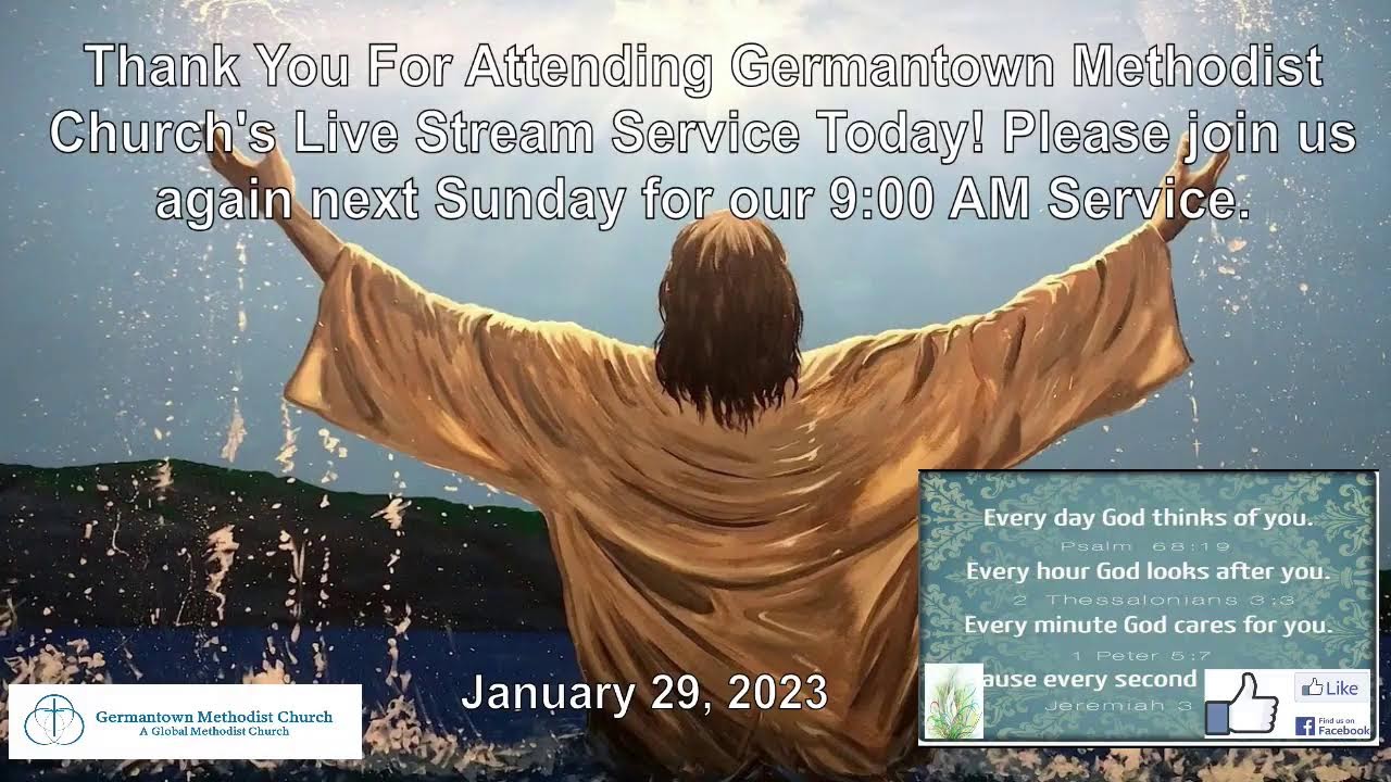 Germantown Methodist Church Sunday Worship Service 01292023 YouTube