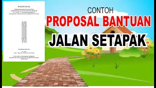 Proposal Permohonan Bantuan Jalan Setapak