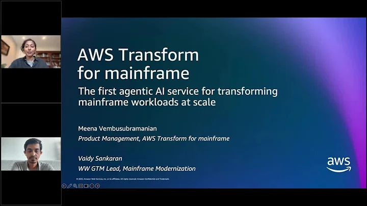 Introducing AWS Transform: Accelerate Mainframe modernization with agentic AI | AWS Events