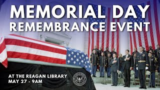 Memorial Day Commemoration - LIVE EVENT