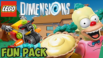 LEGO Dimensions: Krusty (Simpsons) - Fun Pack - Free Roam + Unboxing (71227)